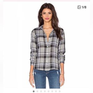 Current/Elliott Slim Boy Sugar Siesta Plaid Shirt